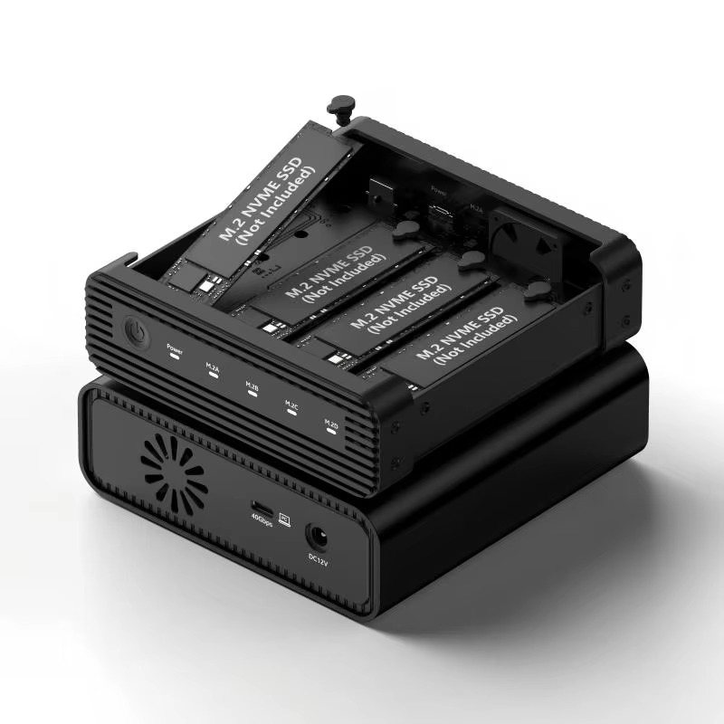 Aluminiowa obudowa M2 4-Bay US – Nvme Ssd recenzja i cena